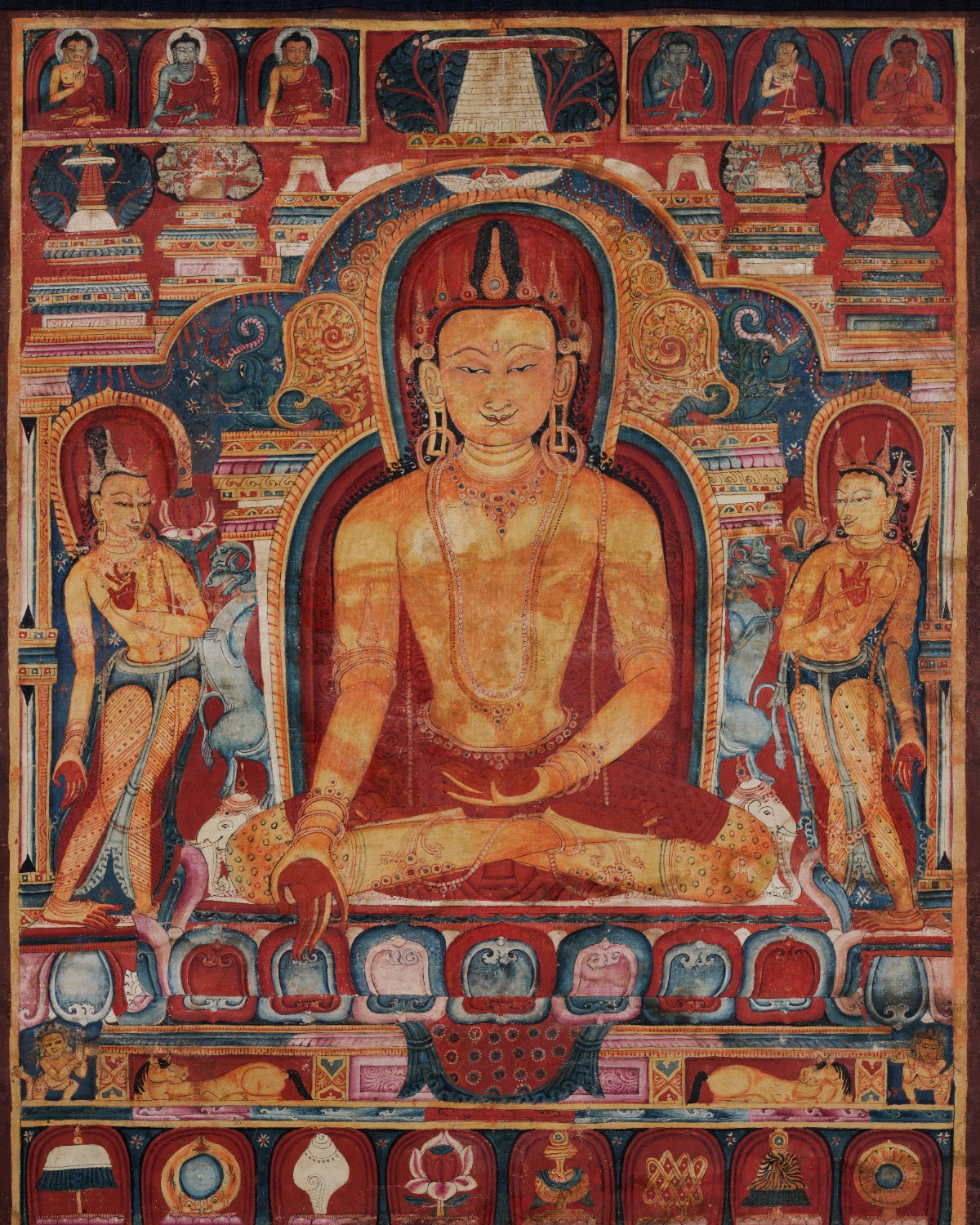 宝生佛唐卡 Thangka of Ratnasambhava