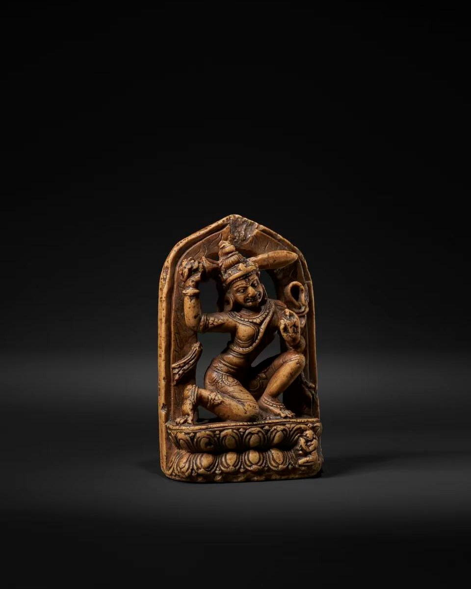 不动明王石雕 Stone Sculpture of Acala