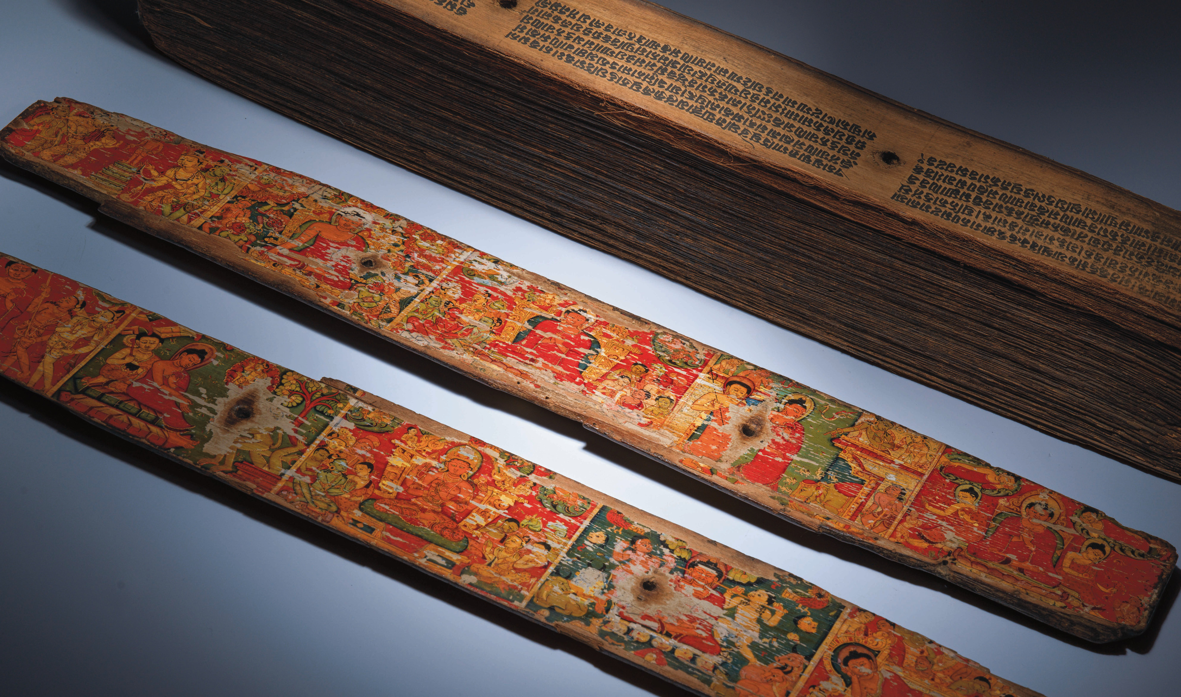 八千颂般若贝叶经 Aṣṭasāhasrikā Prajñāpāramitā on a Palm-Leaf Manuscript
