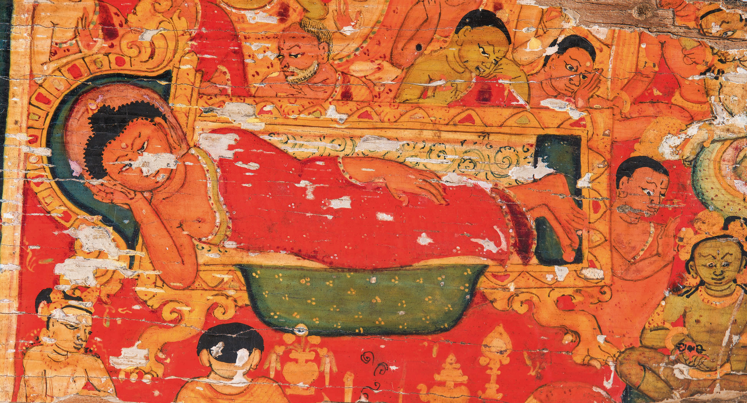 八千颂般若贝叶经 Aṣṭasāhasrikā Prajñāpāramitā on a Palm-Leaf Manuscript