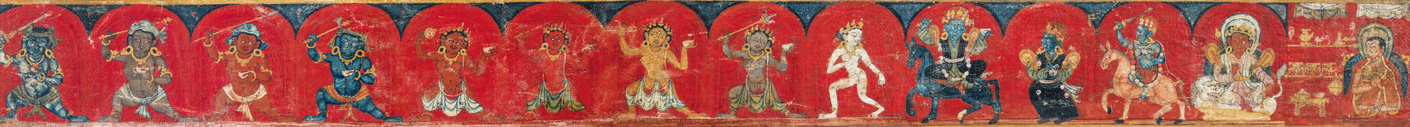 大轮金刚手曼荼罗唐卡 Mandala of Vajrapāni Mahācakra