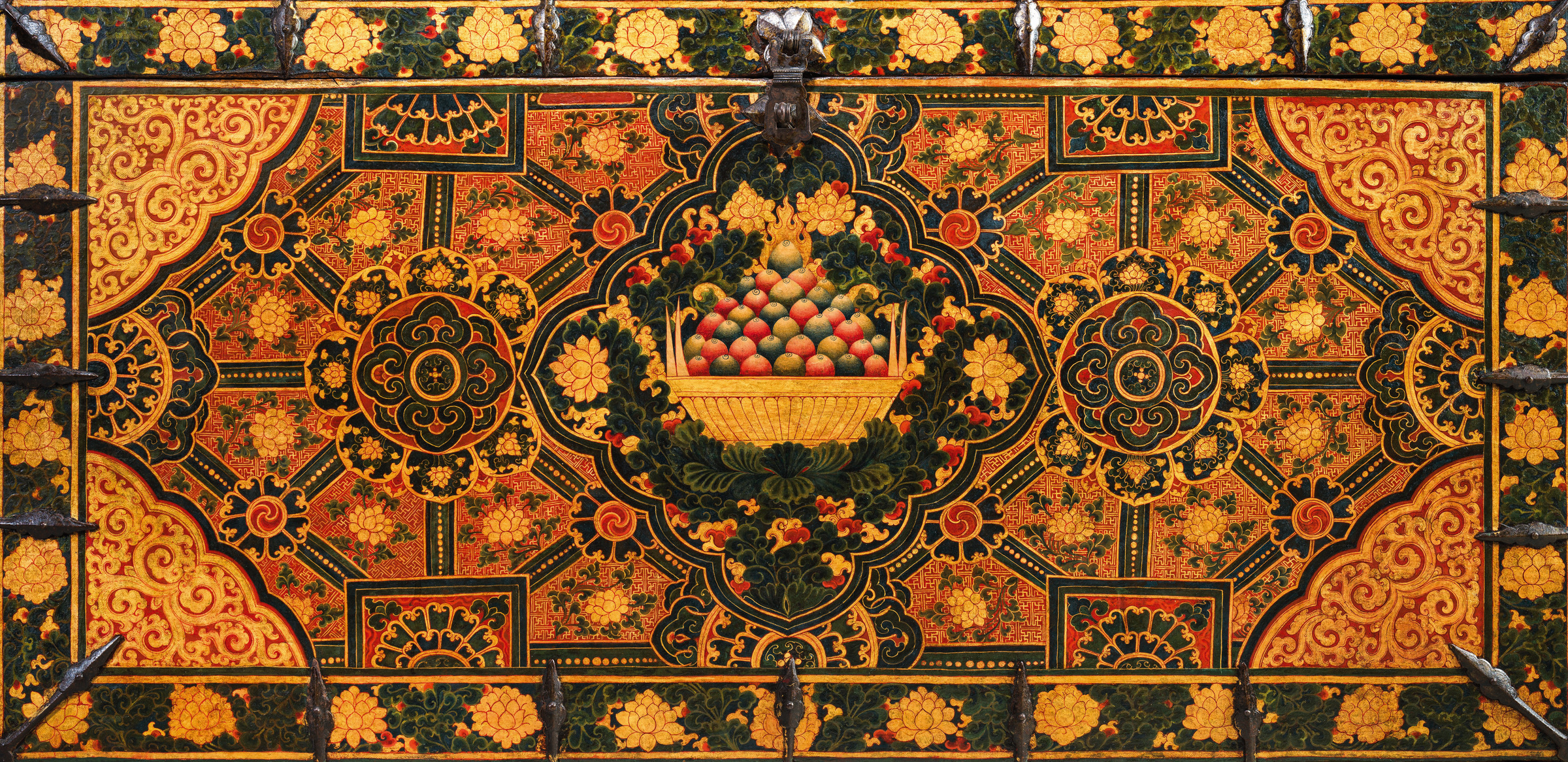 藏式木箱 Painted Wooden cabinet