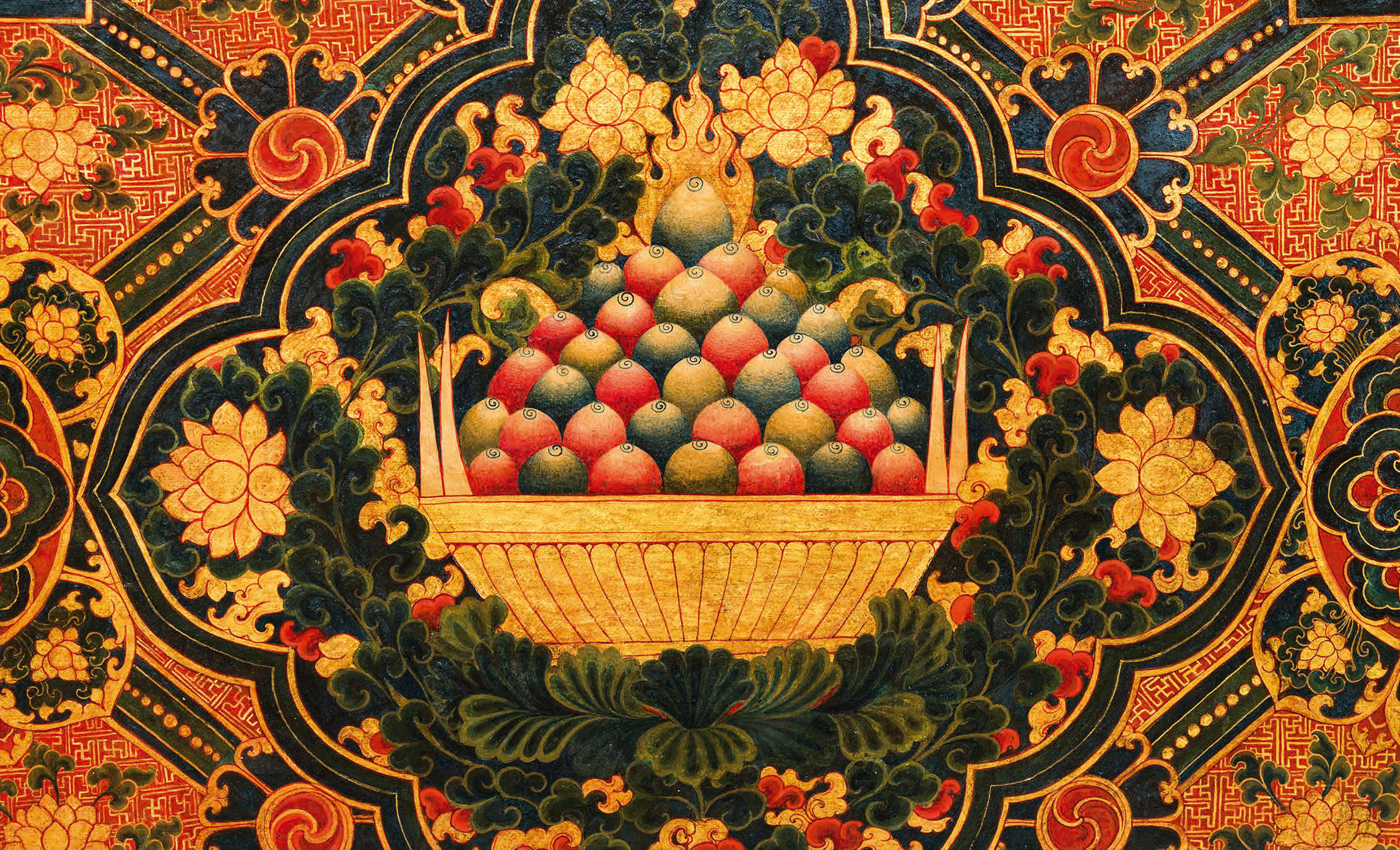 藏式木箱 Painted Wooden cabinet